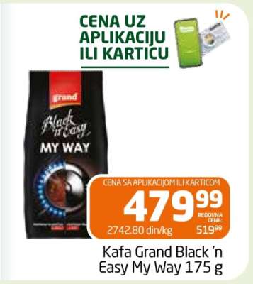 Kafa Grand Black ‘n Easy My Way 175 g