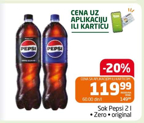 Sok Pepsi 2 l