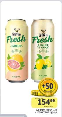 Pivo Jelen Fresh 0.5l