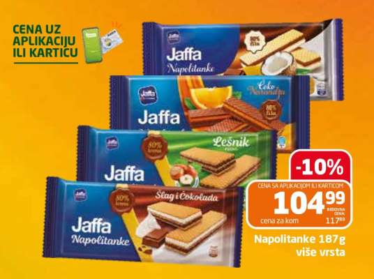 Napolitanke 187g