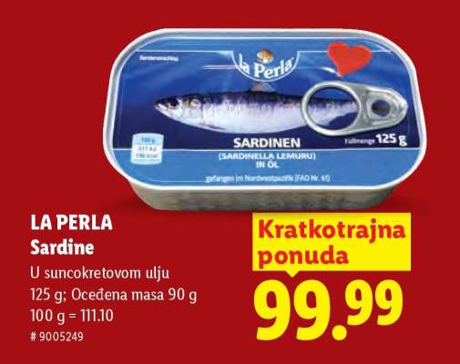 LA PERLA Sardine