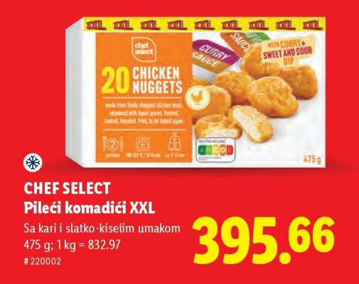 Chef Select Pileći komadići XXL