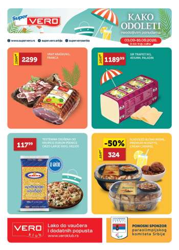 SuperVERO katalog - 03.09.2026 - 16.09.2026.