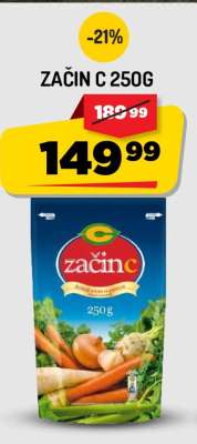 Začin C 250g