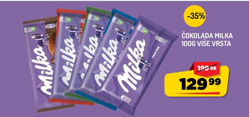 Čokolada Milka 100g više vrsta