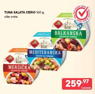 Tuna salata Cerio