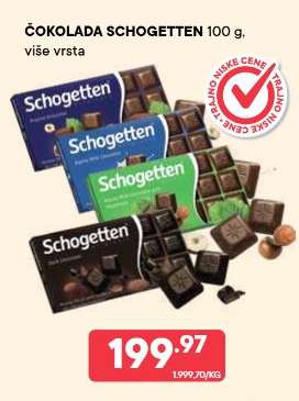 Čokolada Schogetten