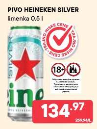 Pivo Heineken Silver