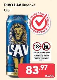 Pivo Lav limenka