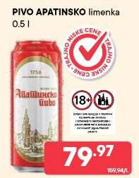 PIVO APATINSKO limenka