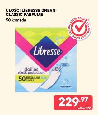 ULOŠCI LIBRESSE DNEVNI CLASSIC PARFUME