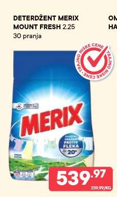 DETERDŽENT MERIX MOUNT FRESH 2.25