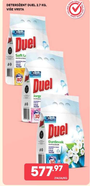 Deterdžent Duel 2.7 kg