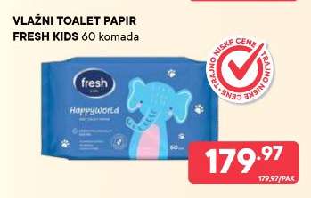 VLAŽNI TOALET PAPIR FRESH KIDS