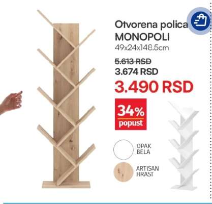 Otvorena polica MONOPOLI
