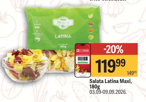 Salata Latina Maxi, 180g