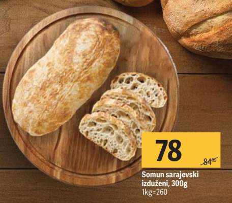 Somun sarajevski izduženi 300g