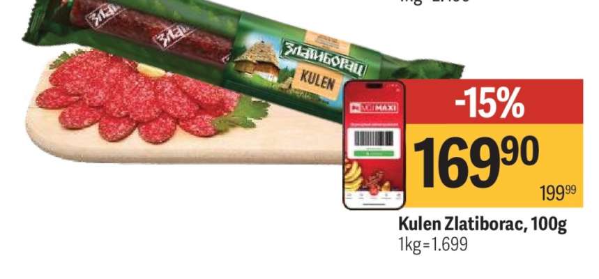 KULEN Zlatiborac 100g
