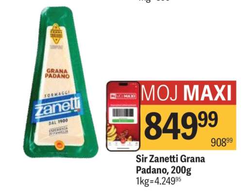 Sir Zanetti Grana Padano, 200g
