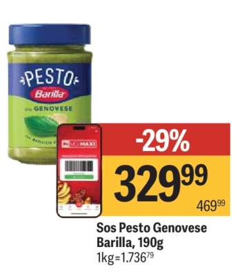 Sos Pesto Genovese Barilla 190g