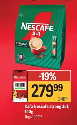 Kafa Nescafe strong 3u1, 140g