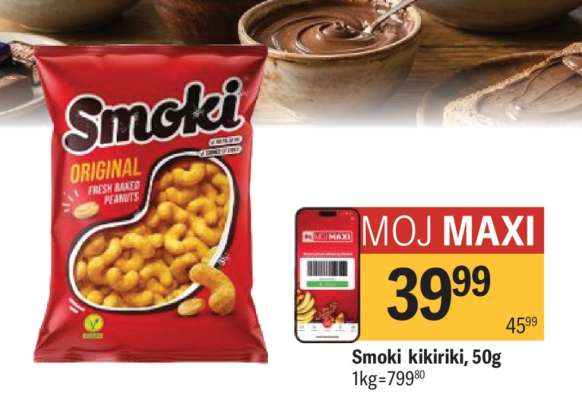 SMOKI kikiriki 50g