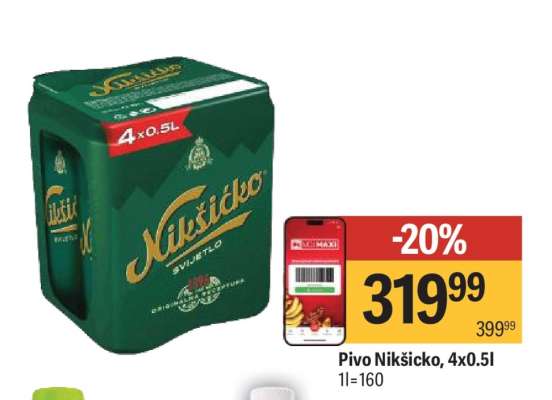 Pivo Nikšićko 4x0.5l