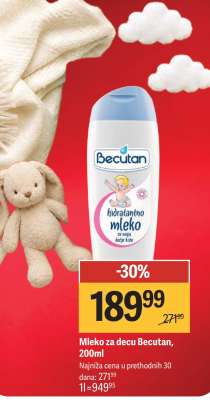 Mleko za decu Becutan , 200ml