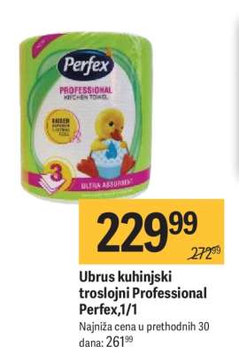 Ubrus kuhinjski troslojni Professional Perfex 1/1