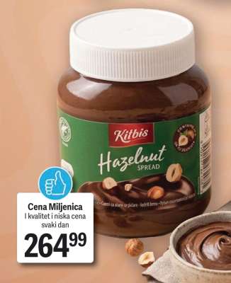 Kitbis Hazelnut Spread