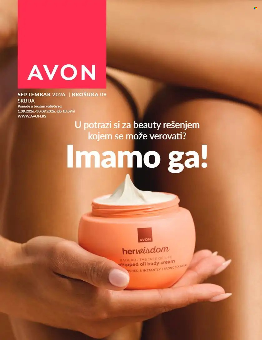 Avon katalog - 01.09.2026 - 30.09.2026. Stranica 1
