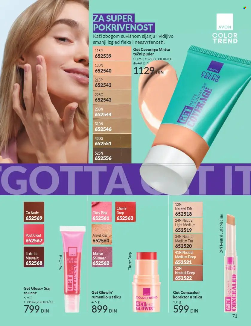 Avon katalog - 01.09.2026 - 30.09.2026. Stranica 71