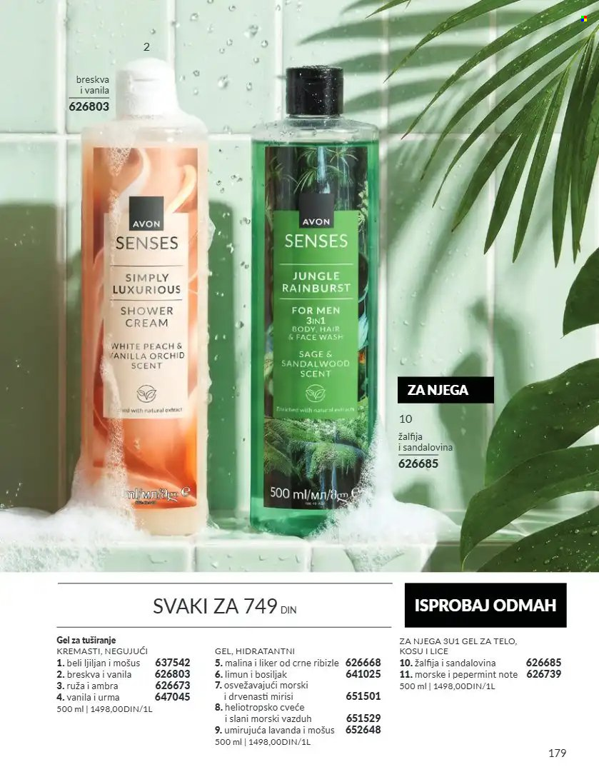 Avon katalog - 01.09.2026 - 30.09.2026. Stranica 179