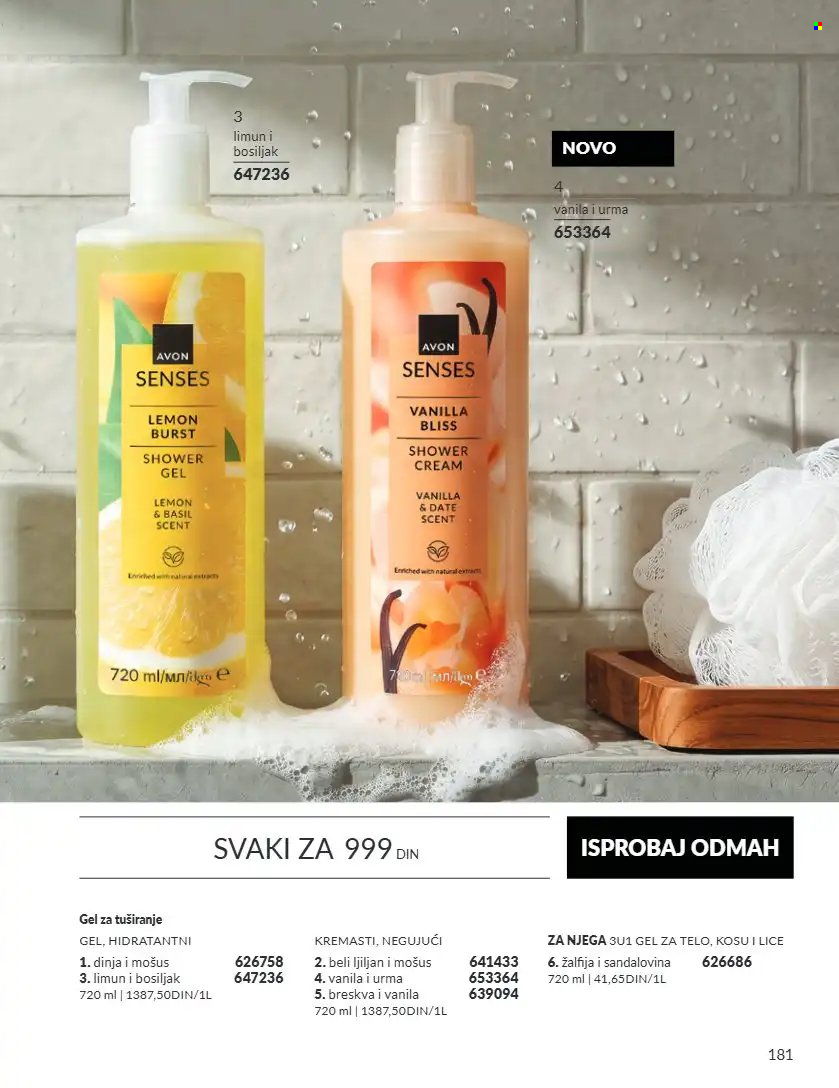 Avon katalog - 01.09.2026 - 30.09.2026. Stranica 181