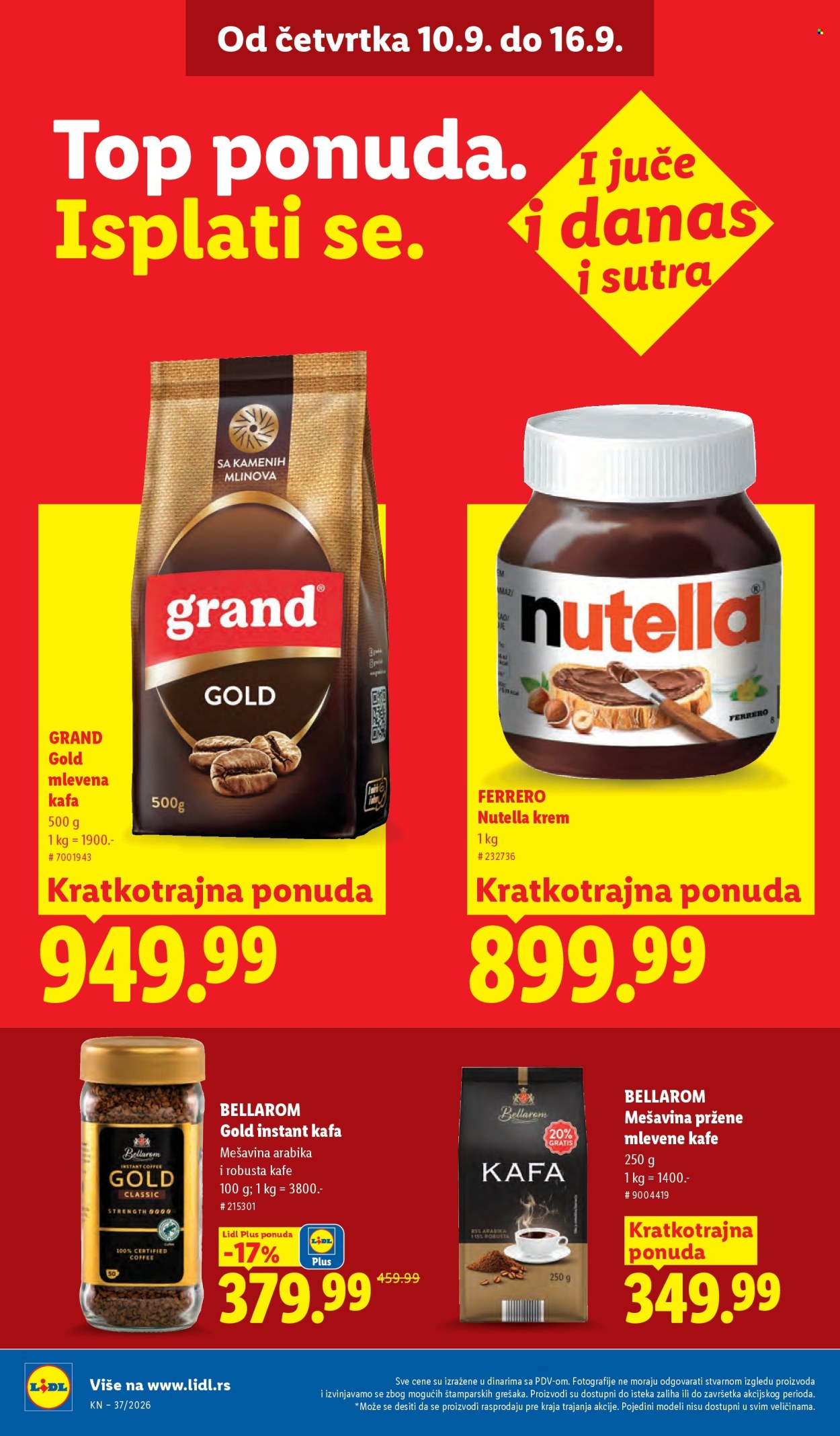 Lidl katalog - 10.09.2026 - 16.09.2026. Stranica 32