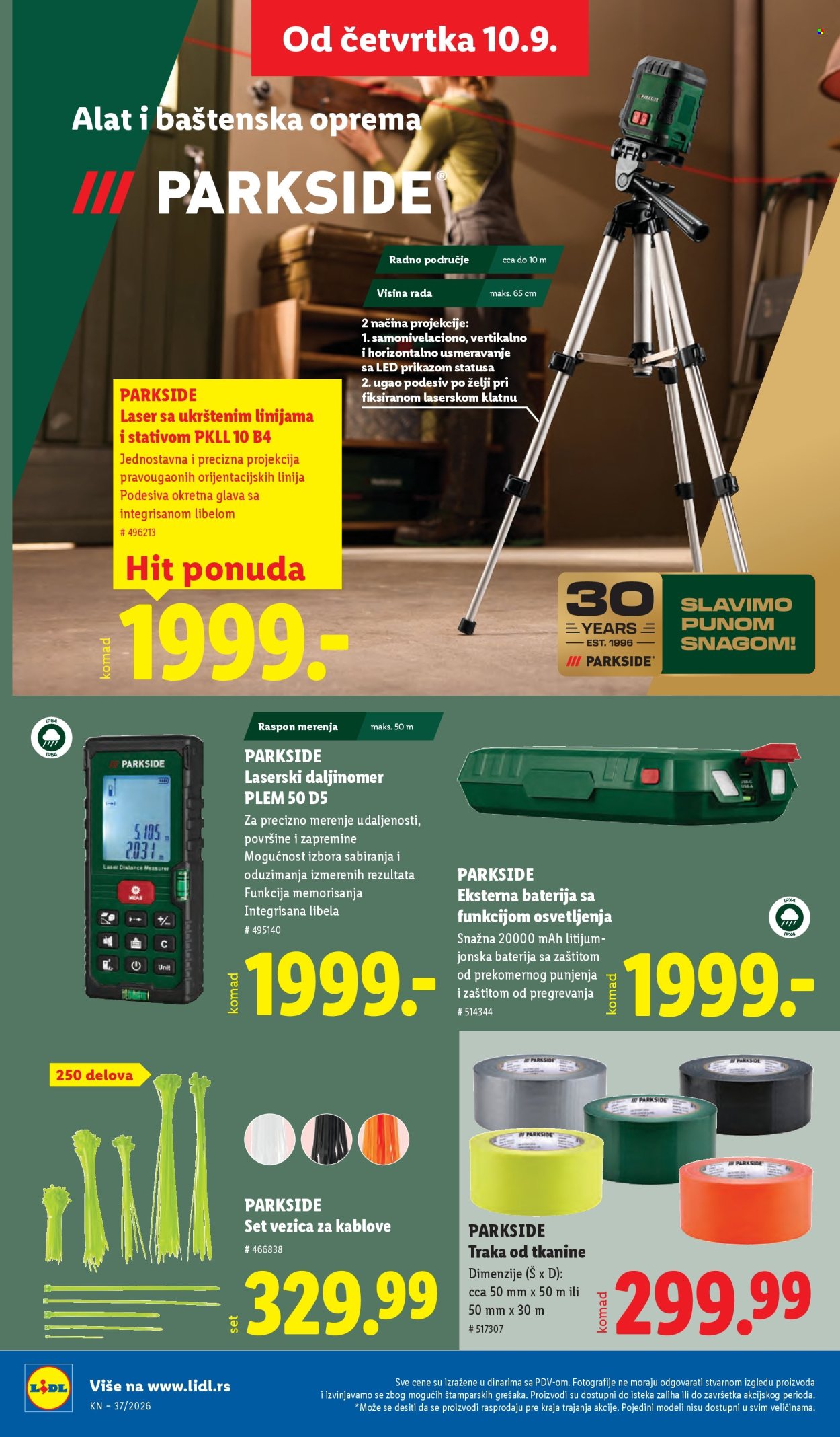 Lidl katalog - 10.09.2026 - 16.09.2026. Stranica 72