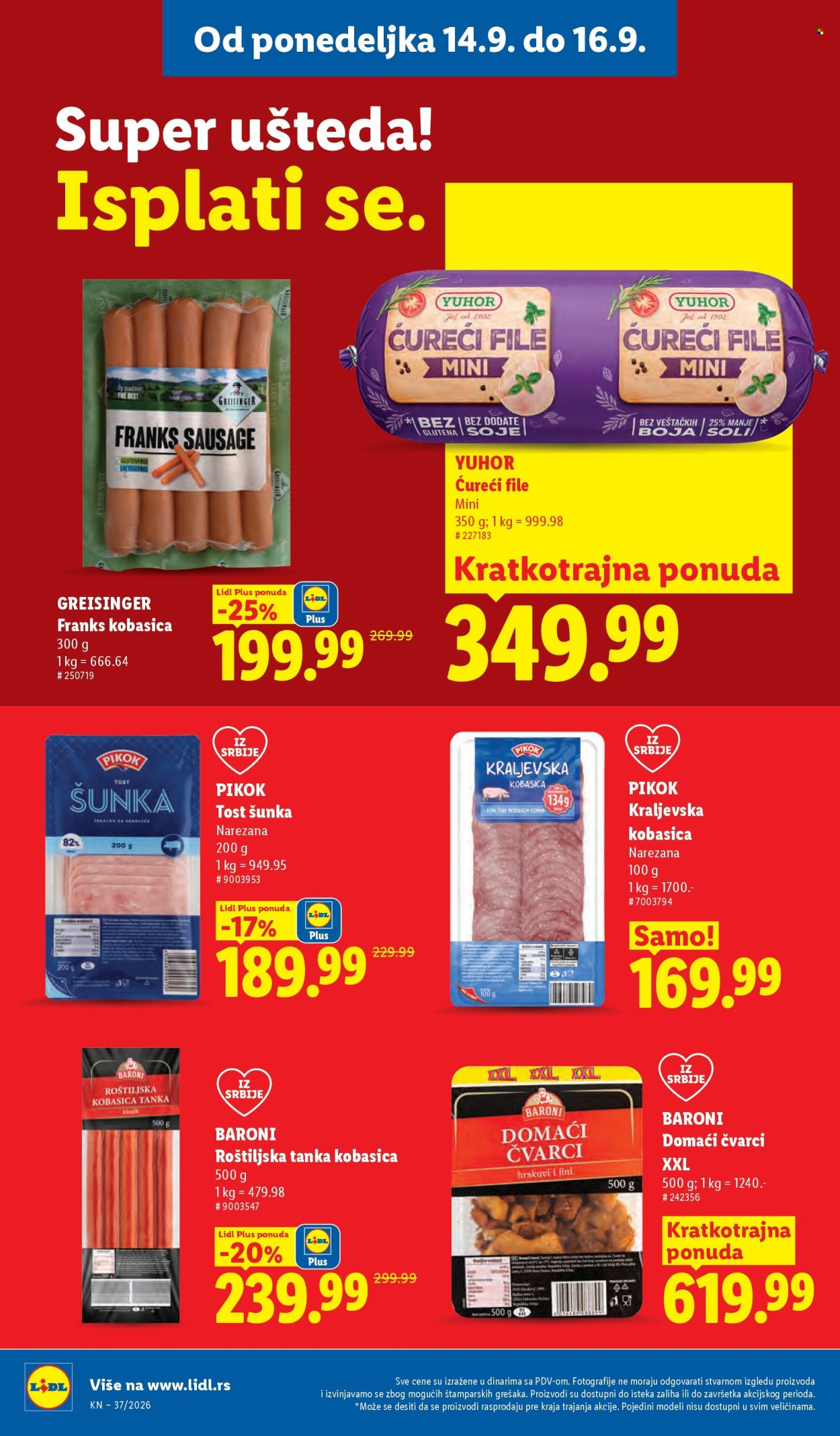 Lidl katalog - 10.09.2026 - 16.09.2026. Stranica 88