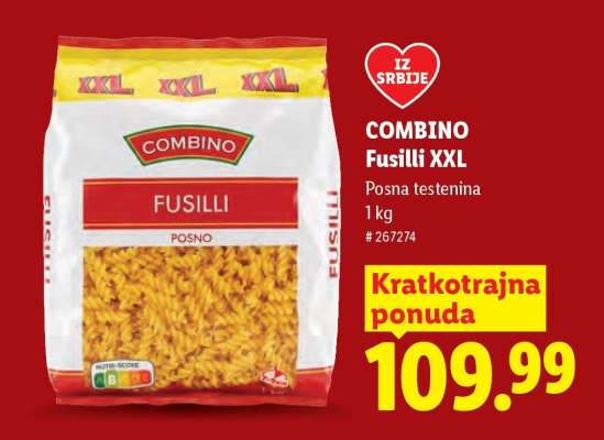 Combino Fusilli XXL