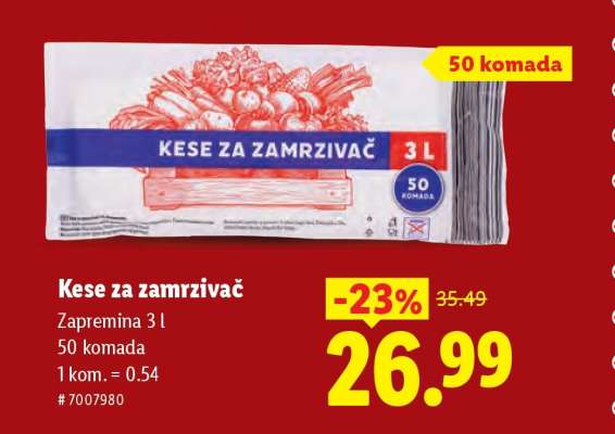Kese za zamrzivač