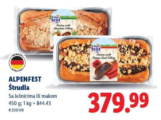 Alpenfest Štrudla