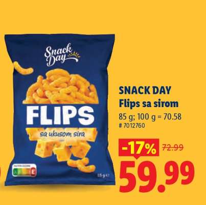 SNACK DAY Flips sa sirom