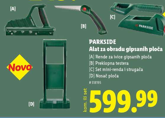 PARKSIDE Alat za obradu gipsanih ploča