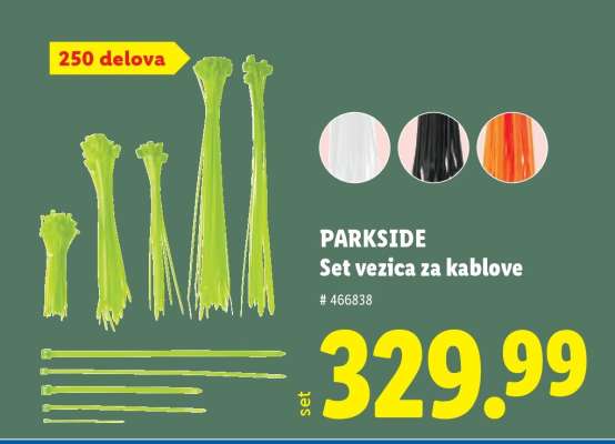 PARKSIDE Set vezica za kablove