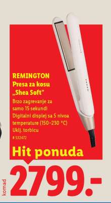 Presa za kosu 'Shea Soft'