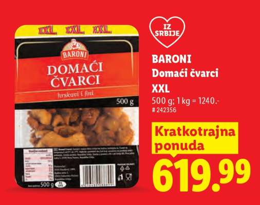 Baroni Domaći čvarci XXL