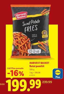 Harvest Basket Batat pomfrit