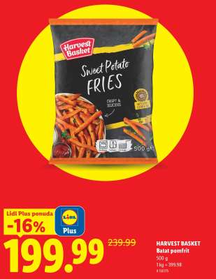 Harvest Basket Batat pomfrit