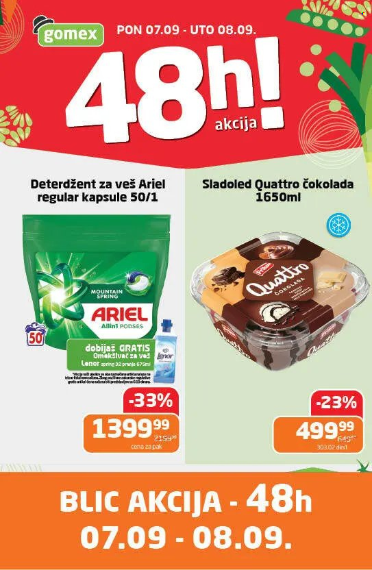Gomex katalog - 07.09.2026 - 08.09.2026. Stranica 1