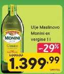 Ulje maslinovo Monini ex vergine 1l