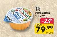 Pašteta riblja Yuhor 75 g